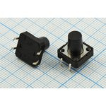 Тактовая кнопка, 12x12x12, алгоритм работы NO, контакты 4PF, TS-1212A