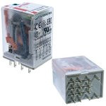 R4N-2014-23-1024-WTLD, Реле 4 переключ. 24VDC, 7A/250VAC 4PDT