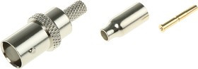 5-1634511-1, jack Cable Mount BNC Connector, 50, Crimp Termination, Straight Body 5-1634511-1, jack Cable Mount BNC Connector, 50, Crimp Termination, Straight Body