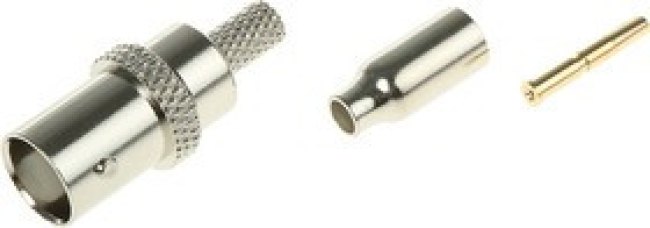 5-1634511-1, jack Cable Mount BNC Connector, 50, Crimp Termination, Straight Body 5-1634511-1, jack Cable Mount BNC Connector, 50, Crimp Termination, Straight Body