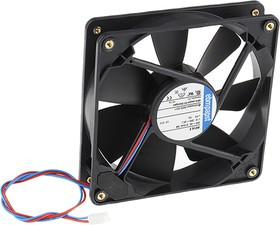 4414F-RS0, 4400 F Series Axial Fan, 24 V dc, DC Operation, 170m³/h, 5W, 119 x 119 x 25mm