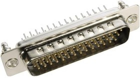 09563617712, D-Sub High Density Connectors 44P MALE STRT PCB 4-40 UNC PL3 PLATING