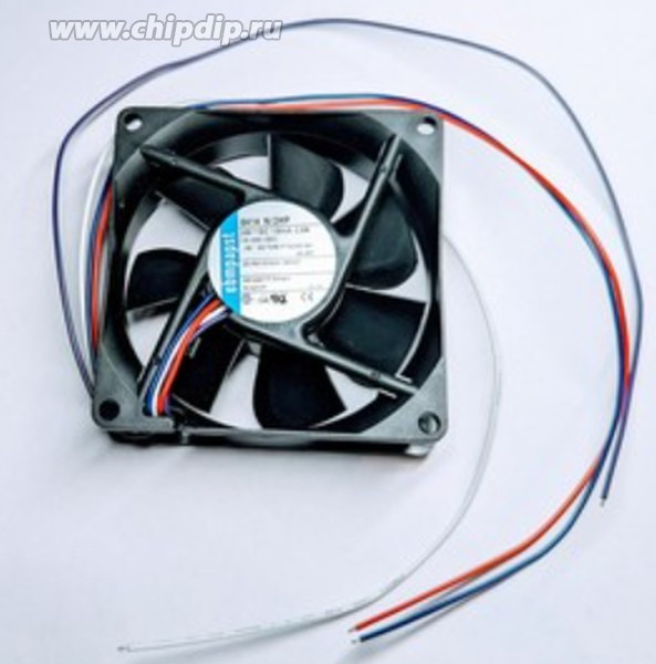 8414N/2HP, 8400 N Series Axial Fan, 24 V dc, DC Operation, 79m³/h, 2.6W, IP20, 80 x 80 x 25mm 8414N/2HP, 8400 N Series Axial Fan, 24 V dc, DC Operation, 79m³/h, 2.6W, IP20, 80 x 80 x 25mm