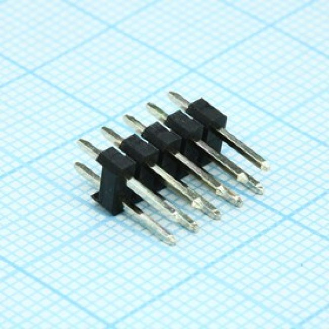 KLS1-207-2-10-S, (PLD-10), PLD разъем, вилка на плату двухрядная прямая 10pin(2x5), шаг 2.54мм