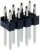 KLS1-207-2-10-S, (PLD-10), PLD разъем, вилка на плату двухрядная прямая 10pin(2x5), шаг 2.54мм