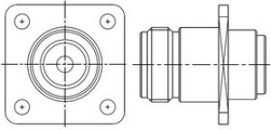 172300, RF Connectors / Coaxial Connectors N PANEL JACK SOLDER .250 S/R 172300, RF Connectors / Coaxial Connectors N PANEL JACK SOLDER .250 S/R