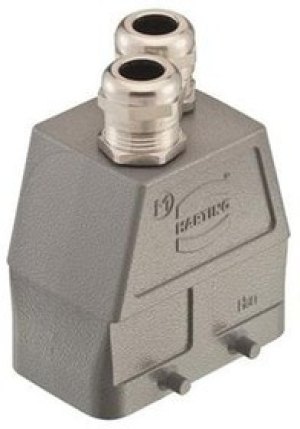 19300100495, Heavy Duty Power Connectors METAL HOOD HAN 10B 1 LVR LCKING