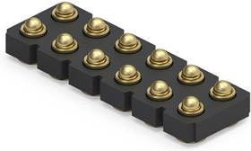 817-22-012-30-001101, Headers &amp; Wire Housings Spring-Loaded Hdr,2R Vert Mount, SMT, 12