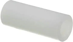 13SP150, Standoffs &amp; Spacers Round Spacer, .194 ID, .313 OD, 1 in Length, Natural,Nylon,#10 Screw
