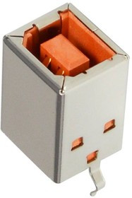 KUSBVXHT-BS1N-O30-HRF, USB Connectors USB-Type B Vert T-H G-30u High Reten F