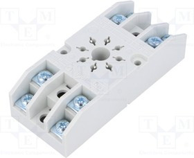 GZ8, Панелька, PIN: 8, 10А, 250ВAC, Монтаж: на панель, Серия: R15