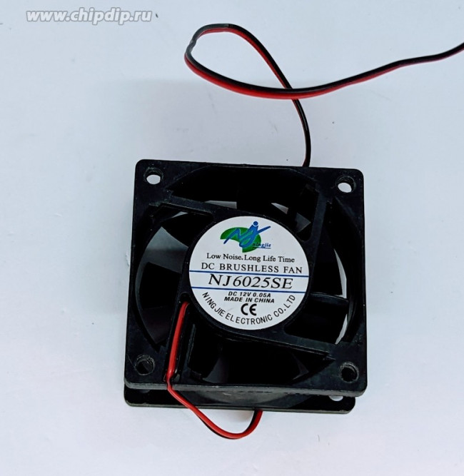 Вентилятор NJ6025SE 60x25 12v 0.05a 2pin
