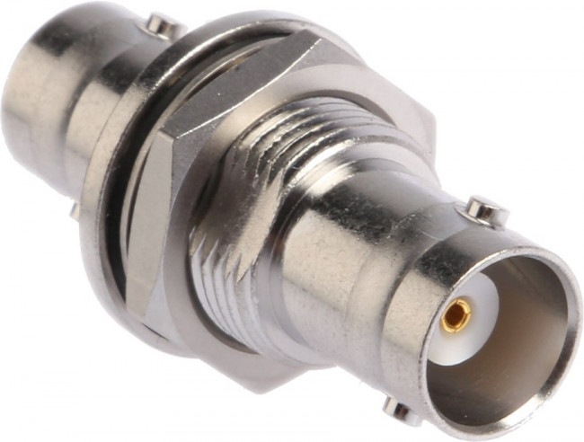 34_BNC-50-0-1/133_NE, RF Adapters - In Series BNC jack(f) to BNC jack(f) bulkhead 34_BNC-50-0-1/133_NE, RF Adapters - In Series BNC jack(f) to BNC jack(f) bulkhead