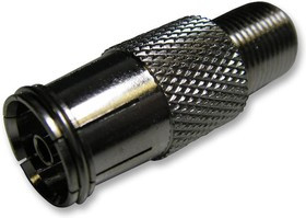 MC002861, РЧ/Коаксиальный адаптер, F, Гнездо, PAL, Гнездо, Прямой Переходник