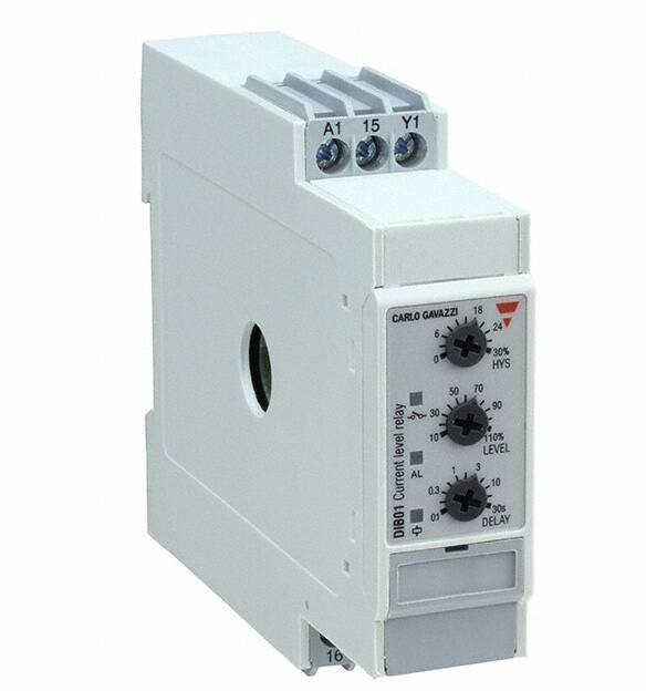 DIB01CM24100A, Current Monitoring Relay, 1 Phase, SPDT, DIN Rail DIB01CM24100A, Current Monitoring Relay, 1 Phase, SPDT, DIN Rail