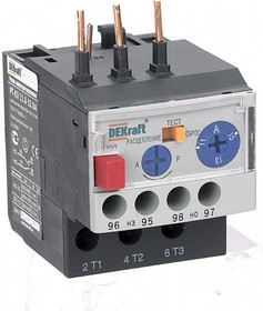 DEKraft РТ-03 Реле электротепл. для конт. 09-18A 14,0-18,0А DEKraft РТ-03 Реле электротепл. для конт. 09-18A 14,0-18,0А