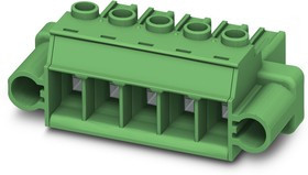 Разъем печатной платы PC 5/ 3-STF1-7,62 гнездовые контакты, 3 присоед., 6mm2, 41A, 1000V, зеленый Разъем печатной платы PC 5/ 3-STF1-7,62 гнездовые контакты, 3 присоед., 6mm2, 41A, 1000V, зеленый