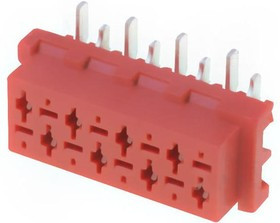 DS1015-06-08R6SR, Розетка на плату IDC Micro Match 8 контактов, шаг 2.54мм, SMT