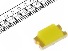 HSMW-C191, Светодиод, Белый, SMD (Поверхностный Монтаж), 0.8мм x 1мм, 20 мА, 3.6 В, 200 мкд