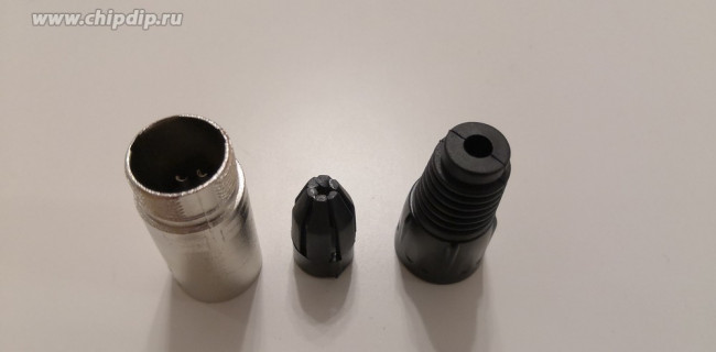 XLR-5M, Разьем XLR 5pin папа