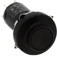 MW1B-A12B, Кнопочный переключатель, MW Series, 22 мм, DPDT, Обслуживаемый, Round Flush, Черный