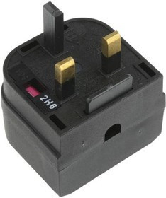 BCA-BK-3A, Europe to UK Mains Connector Converter, Rated At 2.5A