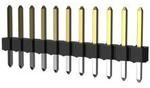 68001-120HLF, BergStik®, Board to Board connector, Unshrouded vertical header, Through Hole, Single Row, , 20 Positions, 2.54 mm (0.100in) P