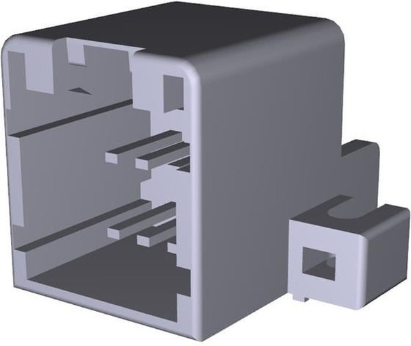 174049-2, Разъем межплатный 8 контактов шаг 2.5мм угловой монтаж в отверстие автомобильного применения лоток 174049-2, Разъем межплатный 8 контактов шаг 2.5мм угловой монтаж в отверстие автомобильного применения лоток