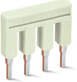 2002-408, JUMPER, PUSH-IN, 8POS, LIGHT GRAY