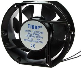 RQA 172x150x50HBL 220VAC, Осевой вентилятор AC с подшипником качения, RQA, 172x150x50HBL, 220 В