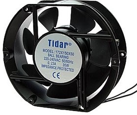 RQA 172x150x50HBL 220VAC, Осевой вентилятор AC с подшипником качения, RQA, 172x150x50HBL, 220 В RQA 172x150x50HBL 220VAC, Осевой вентилятор AC с подшипником качения, RQA, 172x150x50HBL, 220 В