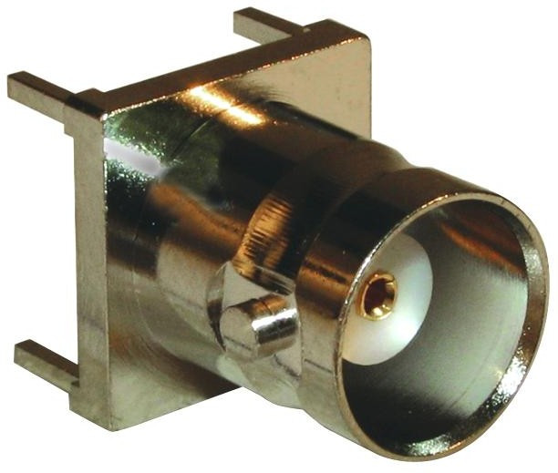 112406, RF Connectors / Coaxial Connectors BNC ST PCB JACK 50 OHM TF-SQ
