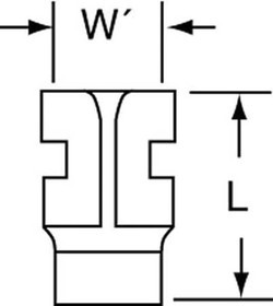 MU14-250DF/FLAGK, Terminals C-32-002K 752-250 91354