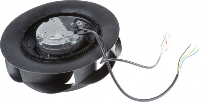 R3G250-RE07-07, RadiCal Series Centrifugal Fan, 230 V ac, 1430m³/h, AC Operation, 250 (Dia.) x 99mm
