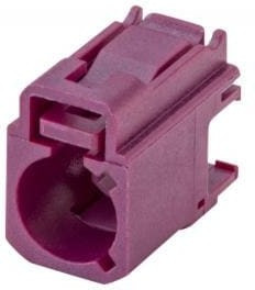 59Z066-L00D, RF Connector Accessories Plastic housing Jack Right AngleD BViolet