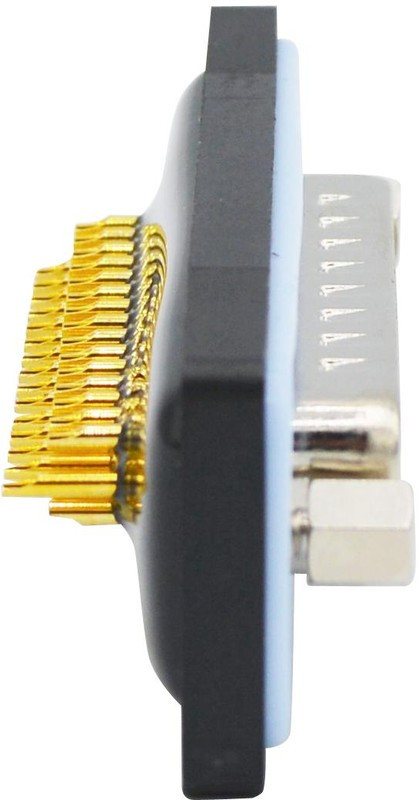 HDF-S44-103L011, HDF 44 Way Solder D-sub Connector Plug, 2.29mm Pitch, with 4-40 Screw Locks HDF-S44-103L011, HDF 44 Way Solder D-sub Connector Plug, 2.29mm Pitch, with 4-40 Screw Locks