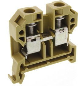 0443760000, SAK Series Beige Feed Through Terminal Block, 10mm², Single-Level, Screw Termination
