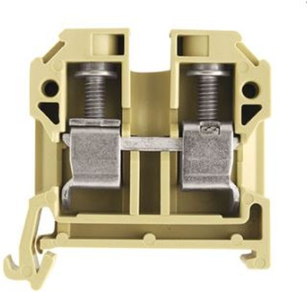 0443760000, SAK Series Beige Feed Through Terminal Block, 10mm², Single-Level, Screw Termination