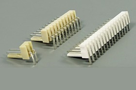 Разъем питания WF вилка, контакты 1x15, шаг P2.54, монтаж на плату, угловой, WF-15R