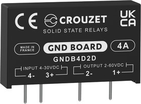 GNDB4D2D, Реле: полупроводниковое; Uупр: 4-30ВDC; Серия: GND; -40-80°C; 20,5г GNDB4D2D, Реле: полупроводниковое; Uупр: 4-30ВDC; Серия: GND; -40-80°C; 20,5г