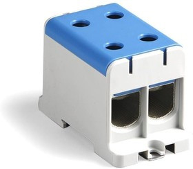 201606-0680, DIN Rail Terminal Blocks HC UNVCLP TAP 2CKT GRY/GRY 285A