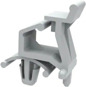 UBMC-12.3M-01, Standoffs &amp; Spacers CB Spt,Edge Hold,Natural,.48 in Spc, CB Spt,Edge Hold,Natural,500/Bag