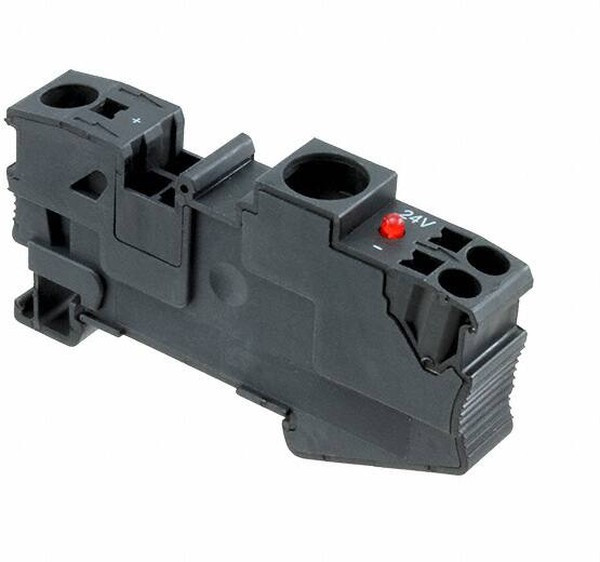 3034251, DIN Rail Terminal Blocks DT 6/2,5-DREHSILED 24 (5X20)