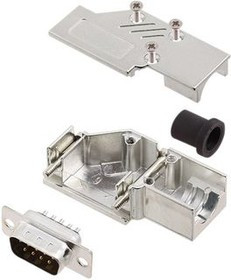 6355-0099-01, DE-9 Plug D-Sub Connector Kit, Zinc