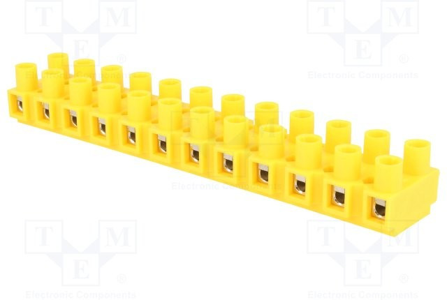 TLZ-10, Клеммник, зажим под винт, 0,75-10мм2, 690В, 57А, Кол-во полюс: 12