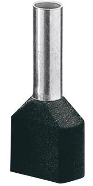 3200823, Terminals 2 X 1.5mm BK TWIN 3200823, Terminals 2 X 1.5mm BK TWIN