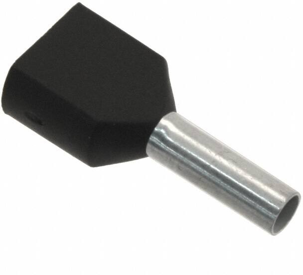 3200823, Terminals 2 X 1.5mm BK TWIN 3200823, Terminals 2 X 1.5mm BK TWIN