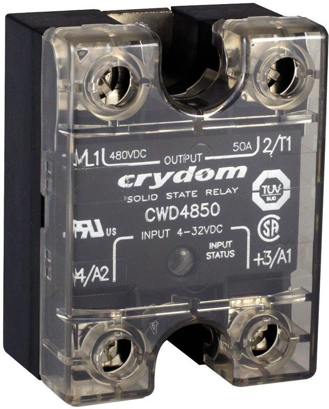 CWD2410P, CW Series Solid State Relay, 10 A rms Load, Panel Mount, 280 V ac Load, 32 V dc Control