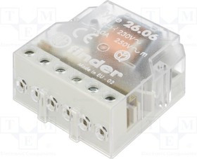 26.06.8.230.0000, Реле: установочное, бистабильное, NO x2, Uобмотки: 230ВAC, 10А 26.06.8.230.0000, Реле: установочное, бистабильное, NO x2, Uобмотки: 230ВAC, 10А