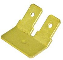 Переходник (двойная клемма) с ножевой клеммы на ножевую клемму, угловой, № 2579 клемма шт 6,3x0,8-2\ Переходник (двойная клемма) с ножевой клеммы на ножевую клемму, угловой, № 2579 клемма шт 6,3x0,8-2\